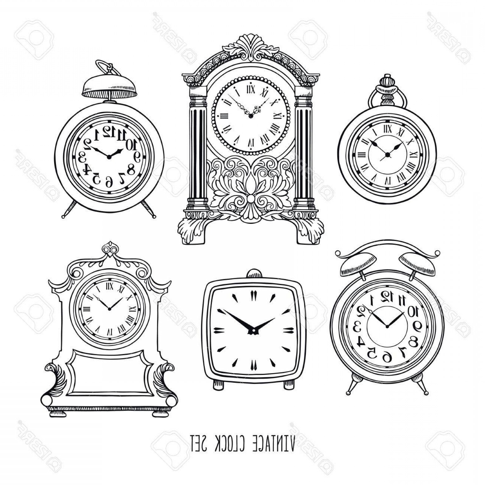1560x1560 Old Clock Hands Vector Studiogrfx