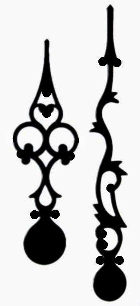 279x610 Ornate Clock Hands