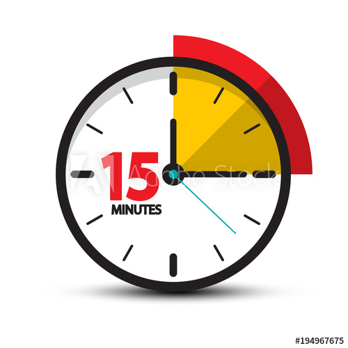 Minutes Clock Icon Vector Fifteen Minute Symbol Isolated 500x500 Minutes Clock Icon Vector Fifteen Minute Symbol Isolated