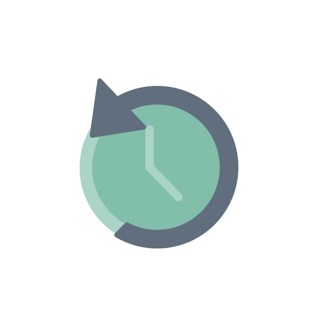 Illustration Of Reverse Clock Icon Vector Free Download 626x626 Illustration Of Reverse Clock Icon Vector Free Download