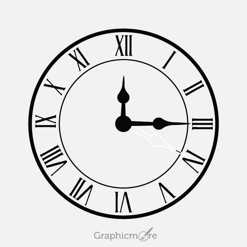 Vintage Clock Design Free Vector Icon In Vector Free 800x800 Vintage Clock Design Free Vector Icon In Vector Free