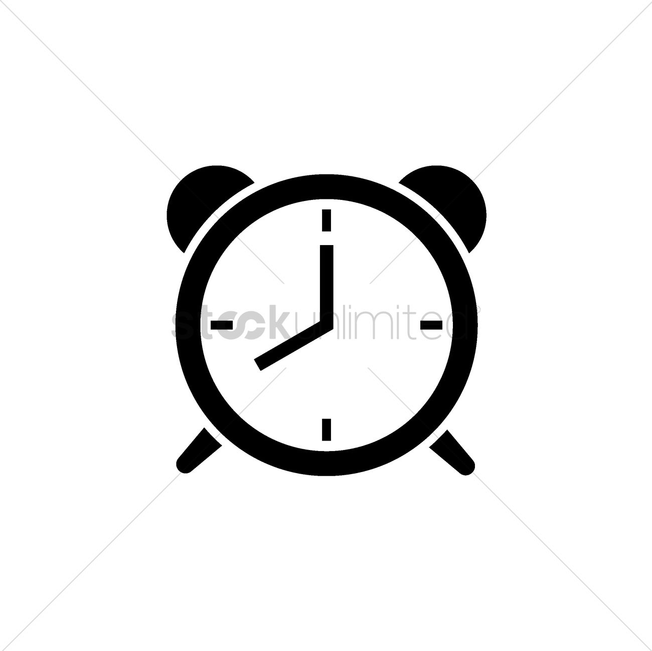 Alarm Clock Icon Vector Image 1300x1299 Alarm Clock Icon Vector Image
