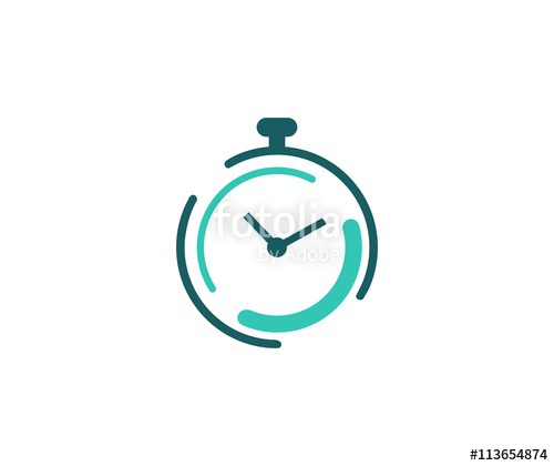 500x420 Clock Logo Stock Image And Royalty Free Vector On Fotolia