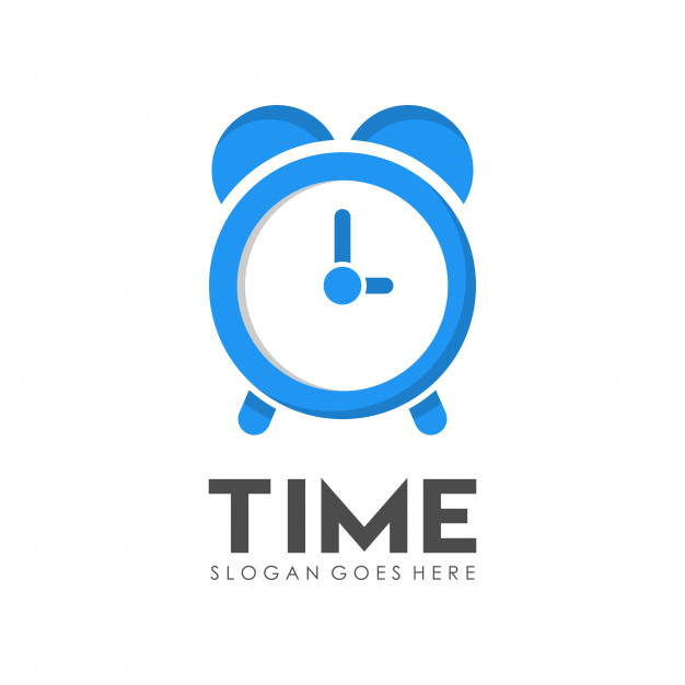 626x626 Time Clock Logo Design Template Vector Premium Download