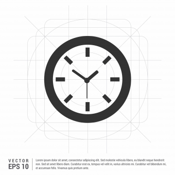 360x360 Wall Clock Png, Vector, And Clipart With Transparent