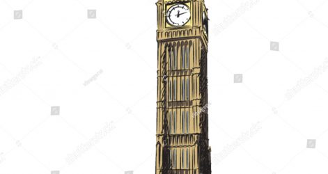 Clock Tower Vector