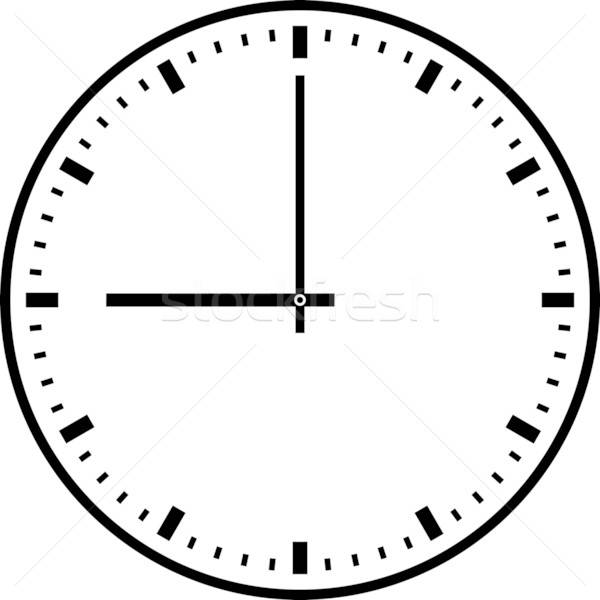 600x600 Wall Clock Vector Illustration Vector Illustration Mr Vector