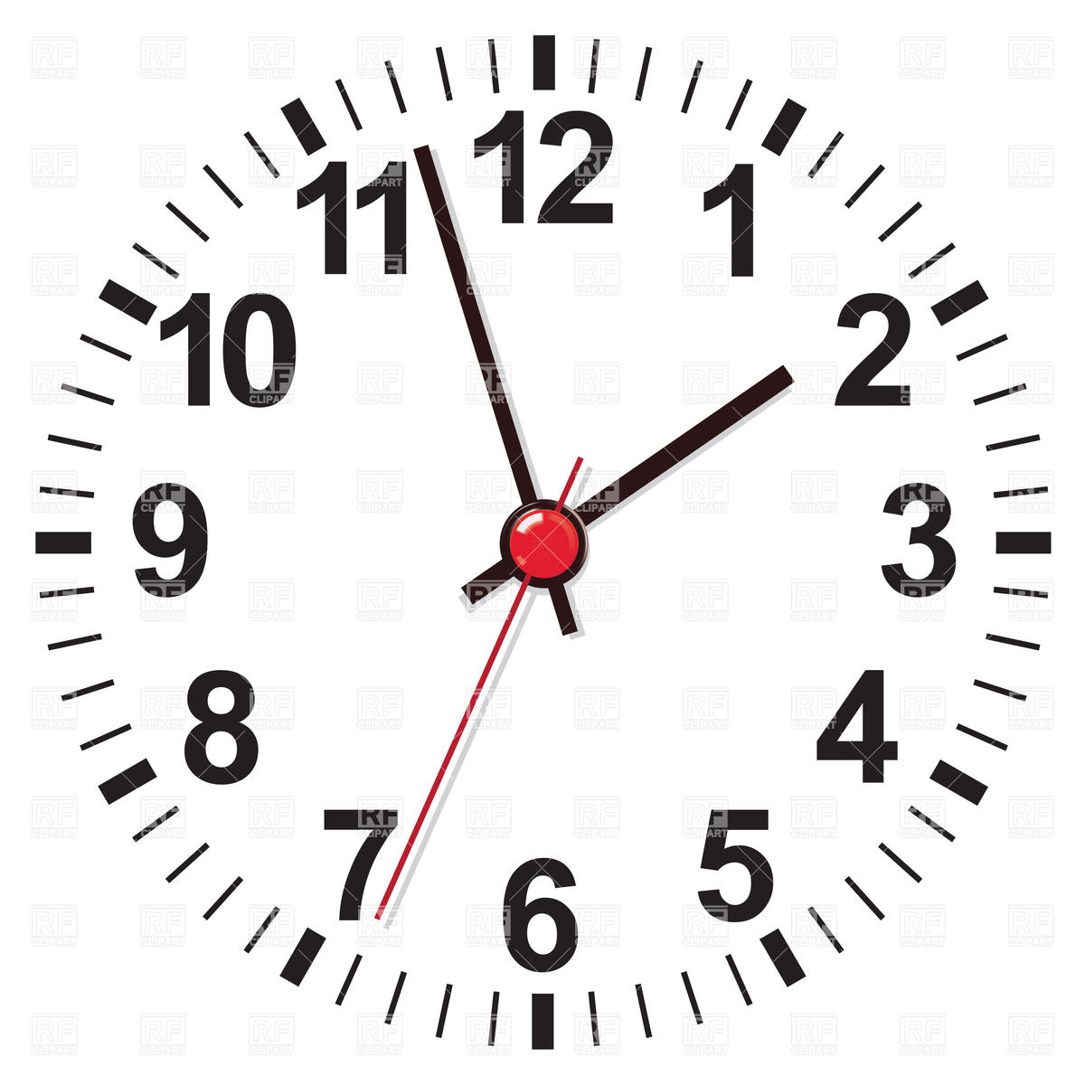 1200x1200 White Clock Face Vector Image Of Objects Mylisa