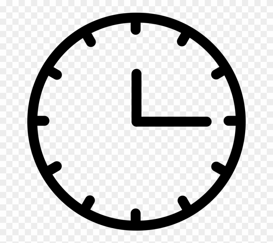 880x785 Analog Clock Vector