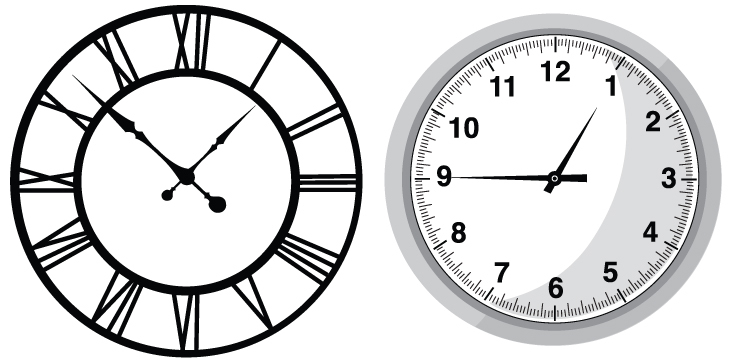 Clock Vector Art