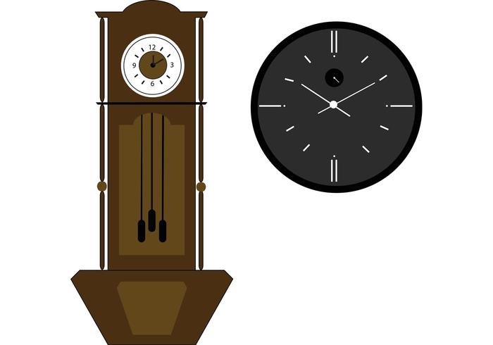 Grandfather Clock Vector 700x490 Grandfather Clock Vector