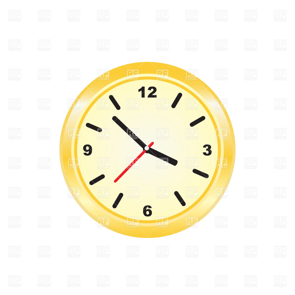 Typical Golden Isolated Clock Vector Image Of Objects Mcherevan 1200x1200 Typical Golden Isolated Clock Vector Image Of Objects Mcherevan
