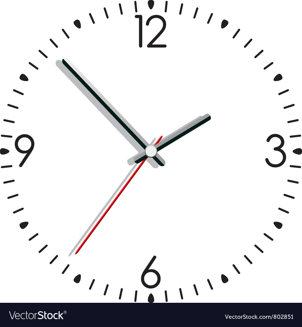 1000x1080 Clock Vector Free