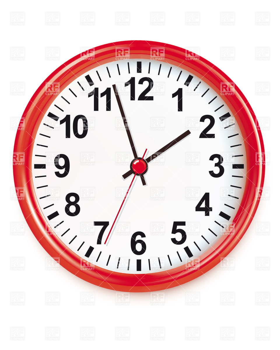 960x1200 Red Round Clock Vector Image Of Objects Mylisa