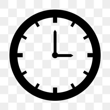 360x360 Vector Clock Icon, Clock, Time, Timer Png And Vector