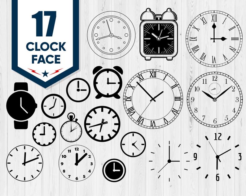 794x635 Clock Face Clock Face Time Clock Vector Etsy