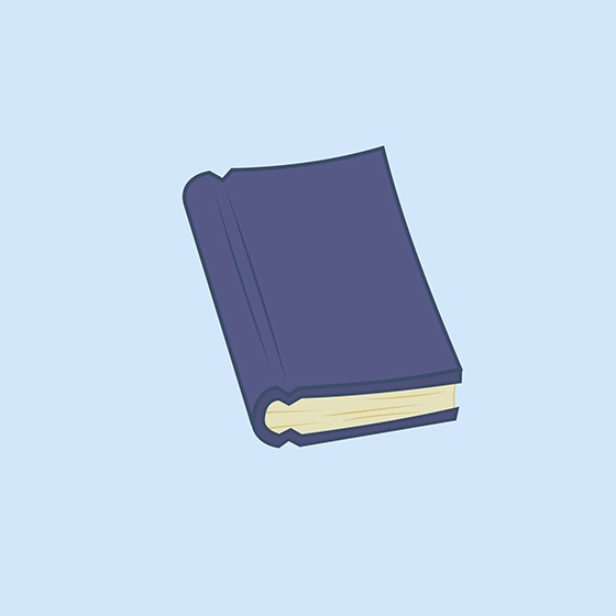 560x560 Closed Book Vector