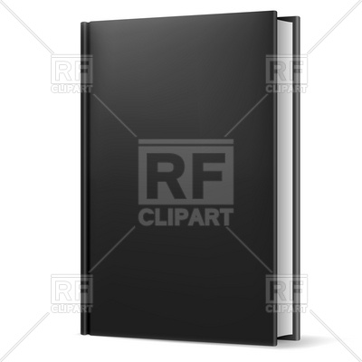 400x400 Black Closed Book Vector Image Of Objects Dvarg