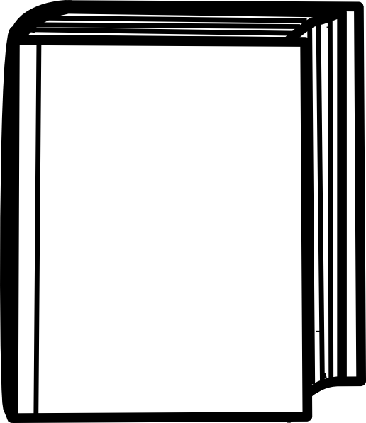 516x597 White Closed Book Clip Art At Clker