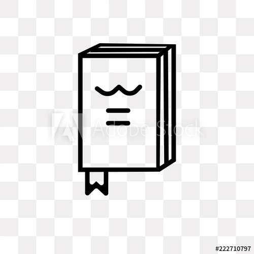 500x500 Closed Book With Marker Icon On Transparent Background Modern