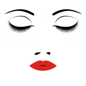 300x300 Beautiful Woman Eye Vector Illustration Ink Hoodamath