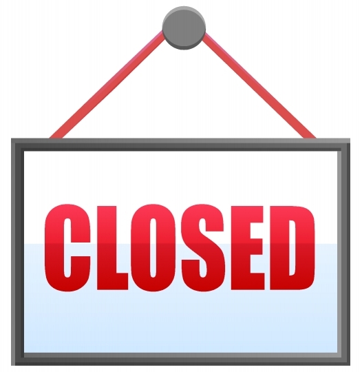 526x540 Closed Sign With String Vector