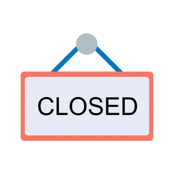 360x360 Closed Sign Png, Vector, And Clipart With Transparent