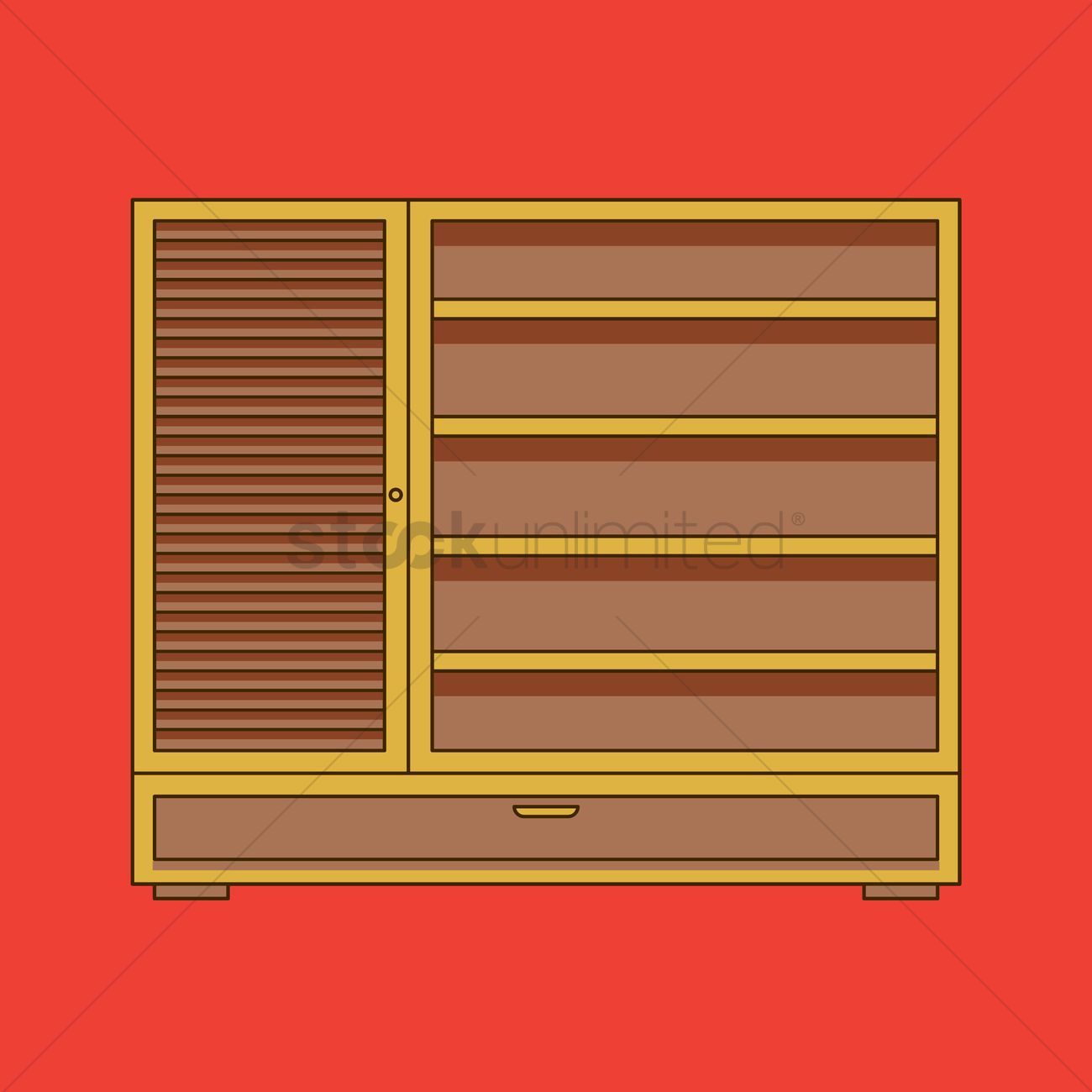 1300x1300 Closet Vector Image