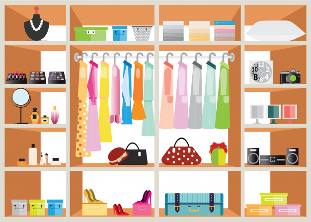 626x447 Flat Design Walk In Closet Vector Premium Download