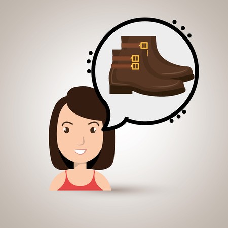 450x450 Woman Clothes Closet Vector Illustration Design Royalty