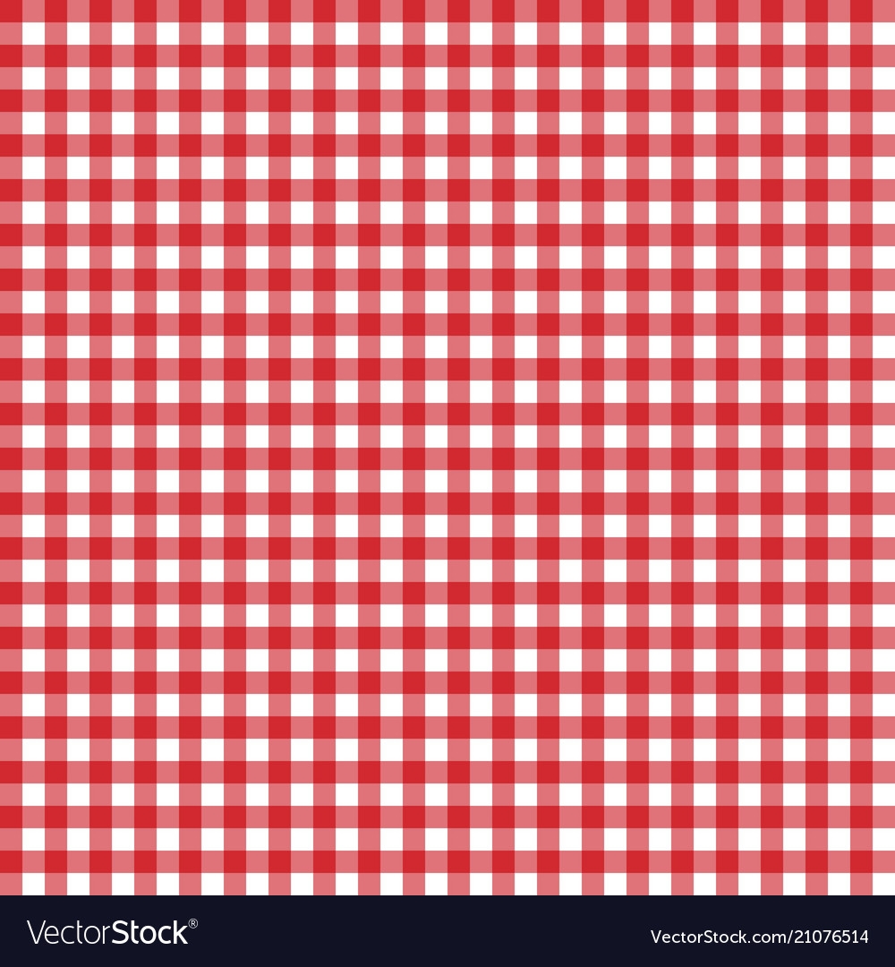 1000x1080 Red Classic Checkered Table Cloth Texture Backgro Vector Image