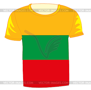 300x299 Flag State Lithuania On Cloth