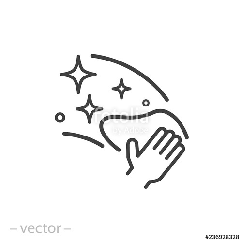 Hand Wiping With Cloth Vector Icon Stock Image And Royalty Free 500x500 Hand Wiping With Cloth Vector Icon Stock Image And Royalty Free