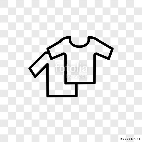 Clothes Icons Isolated On Transparent Background Modern 500x500 Clothes Icons Isolated On Transparent Background Modern