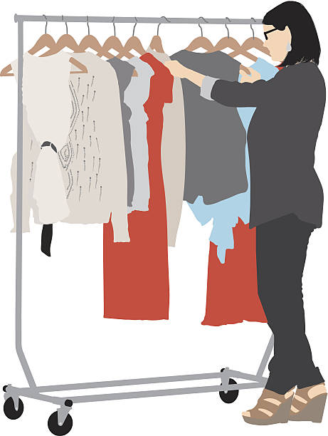 461x612 Clothing Rack Clipart