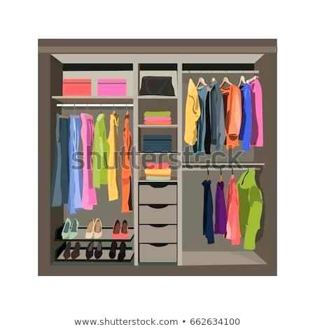 450x470 Clothing Wardrobe Closet Vector Illustration Clothes Rack Hanging