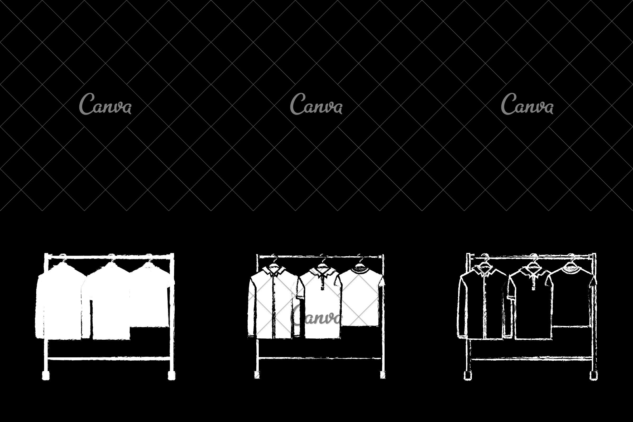 Clothes Rack Vector at Vectorified.com | Collection of Clothes Rack