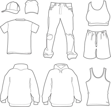 381x368 Clothing Free Vector Download