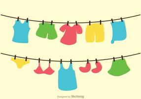 Clothesline Free Vector Art 286x200 Clothesline Free Vector Art