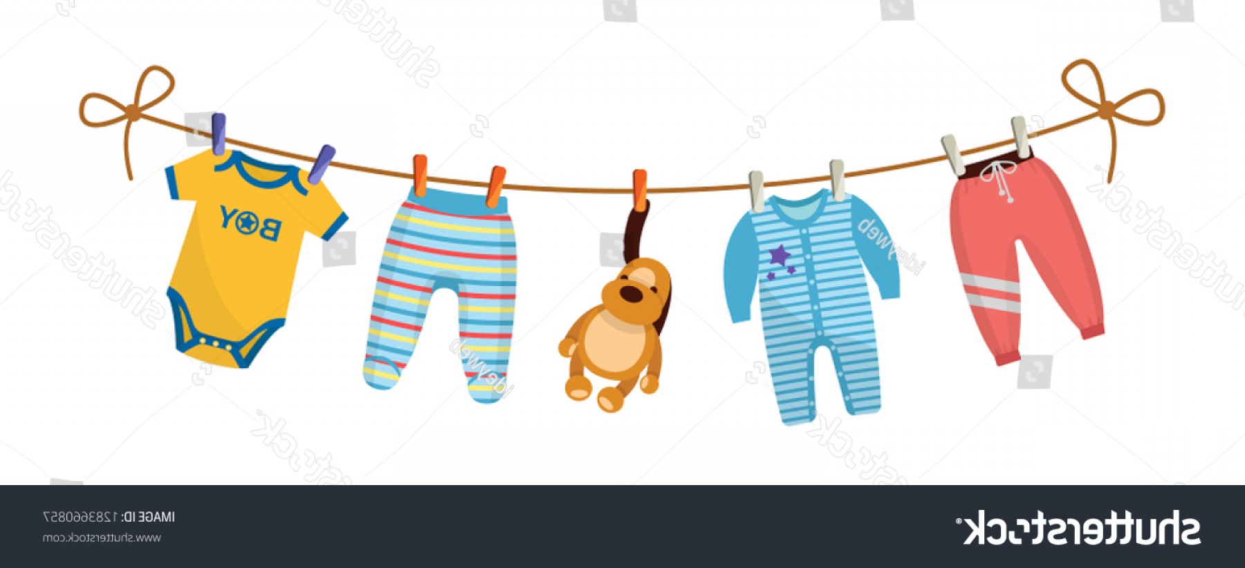 Kids Clothes On Clothesline Drying Childrens Handandbeak 1800x822 Kids Clothes On Clothesline Drying Childrens Handandbeak