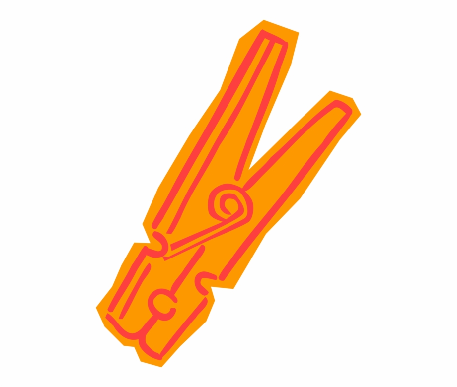 920x780 Vector Illustration Of Clothespin Or Clothes Peg Fastener