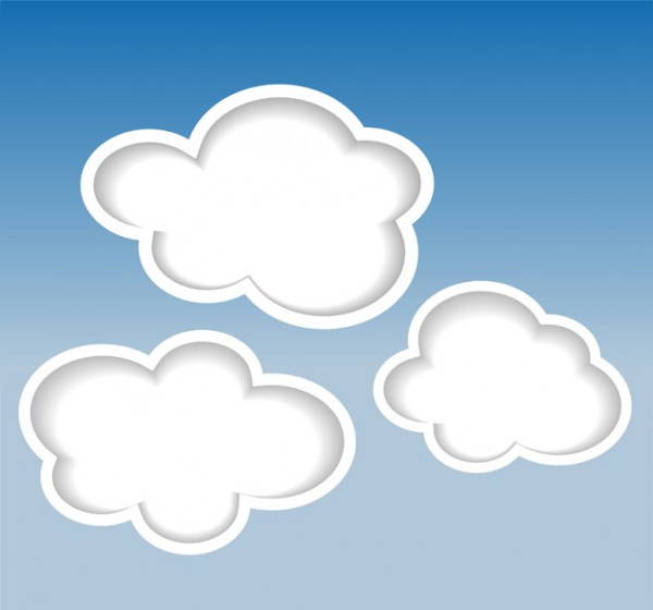 600x560 Cloud Vectors