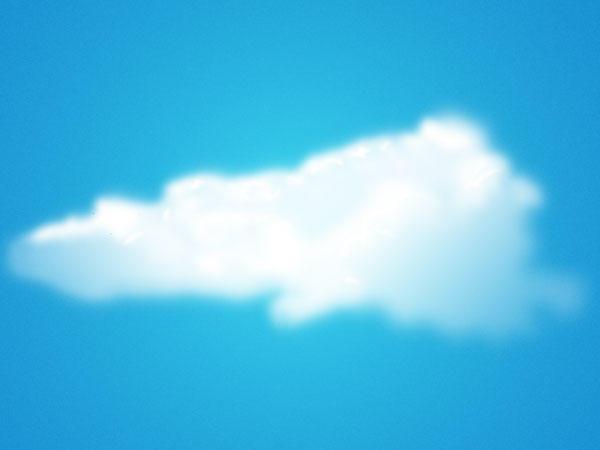 600x450 Vector Cloud Background
