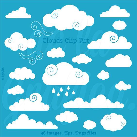 564x564 Clouds Clip Art Clipart Vector Clouds Clipart