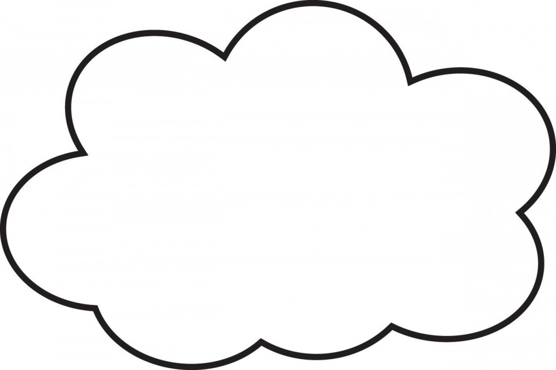 Cloud Outline Printable Printable Word Searches Cloud Outline Printable Printable Word Searches
