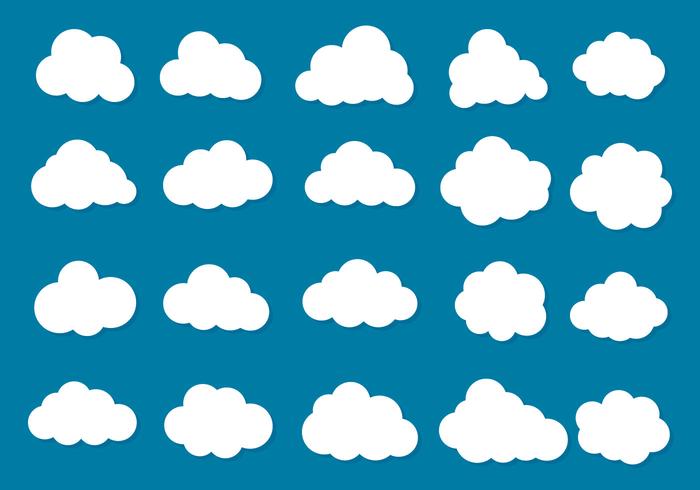 Vector Clouds Icon Collection 700x490 Vector Clouds Icon Collection