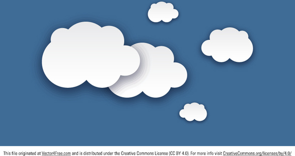 600x318 Free Cloud Vectors Free Vector In Adobe Illustrator