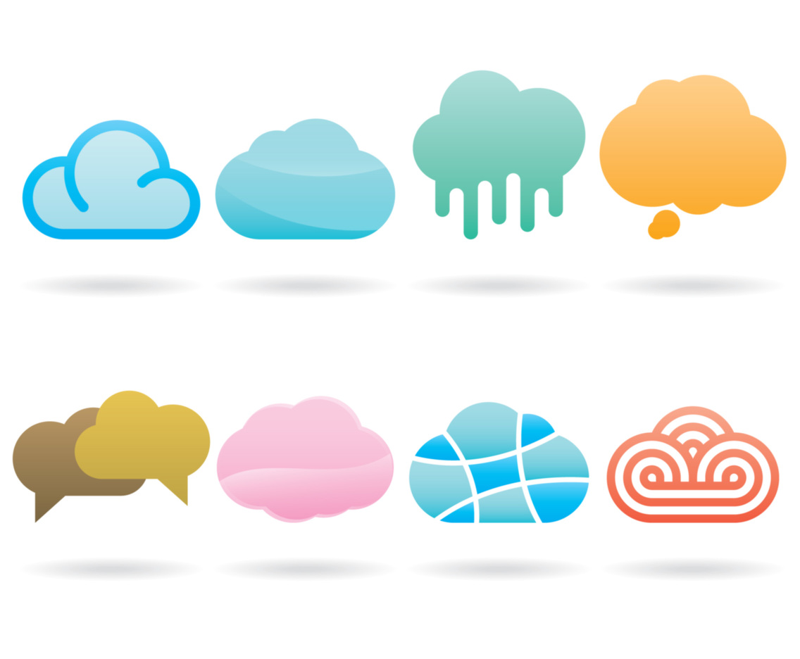1136x936 Cloud Logos Vector Art Graphics