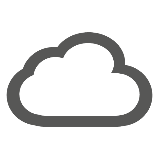 512x512 Cloud Outline Icon