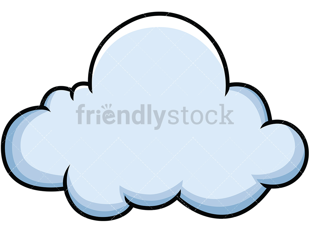 1067x800 Cloud Icon Cartoon Vector Clipart